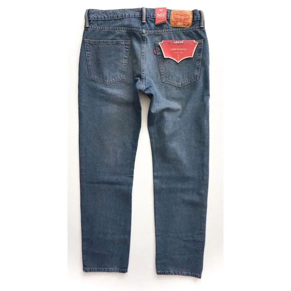 Levi's Levis Nwt 502 Regular Taper Warp Stretch Sapphire City Jeans 29 x 30
